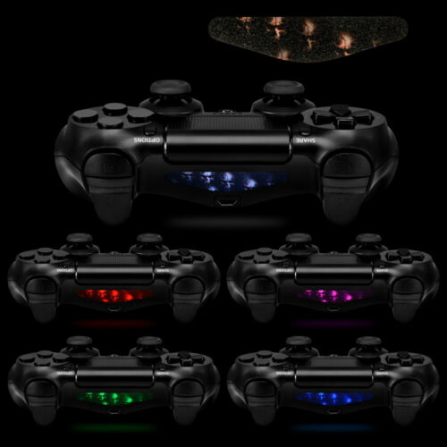 60 Pcs Light Bar Decal Stickers Reusable Decals Skin for PS4 Slim Pro Controller - Fresh Stock Dated December 2025