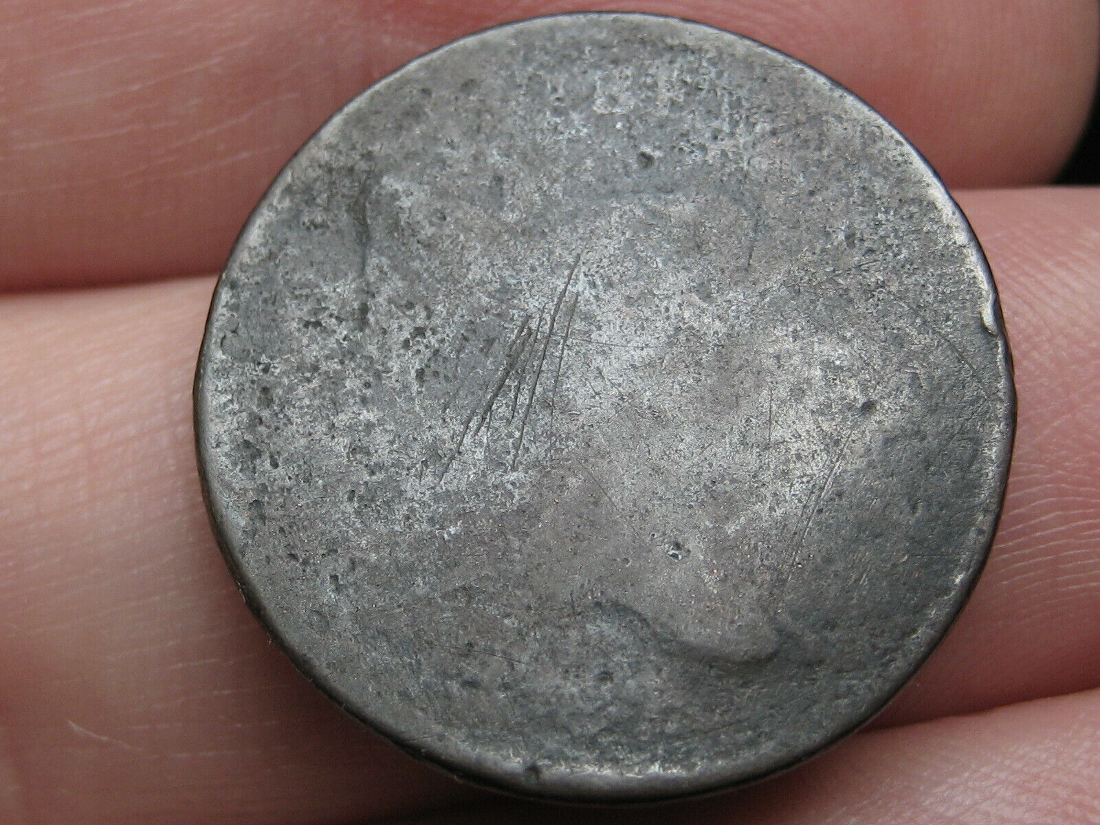 1795-1797 Liberty Cap Half Cent- Thin Planchet, Heavily Worn - Fresh Stock Dated February 2026