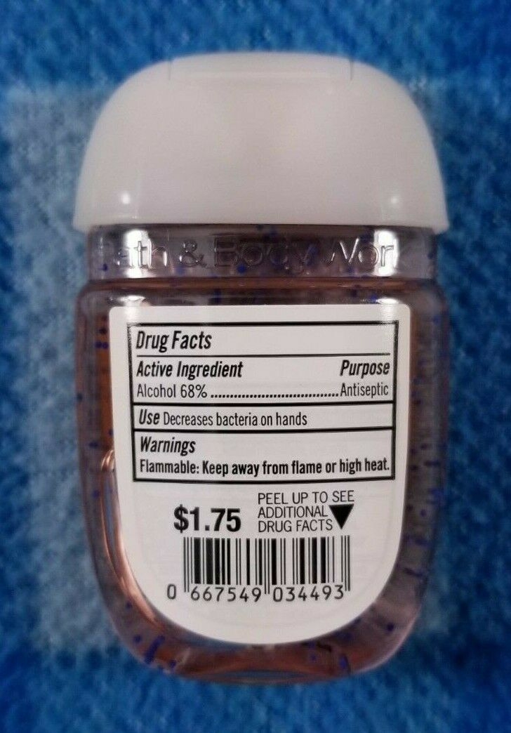 NEW Bath & Body Works ROSEWATER & IVY Anti-Bacterial Hand Gel PocketBac 5-Pack - Fresh Stock Dated February 2026