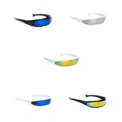 5x Futuristic Soldier Glasses Space Alien Robot Sunglass Cosplay Photo Props - Fresh Stock Dated February 2026