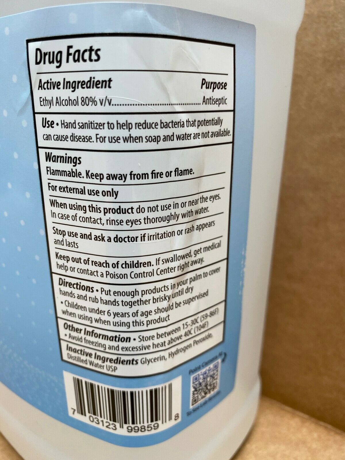 1 Gallon Tea-Tree Scented Premium Antiseptic Hand Sanitizer (80% Alcohol) !!! - Fresh Stock Dated February 2026