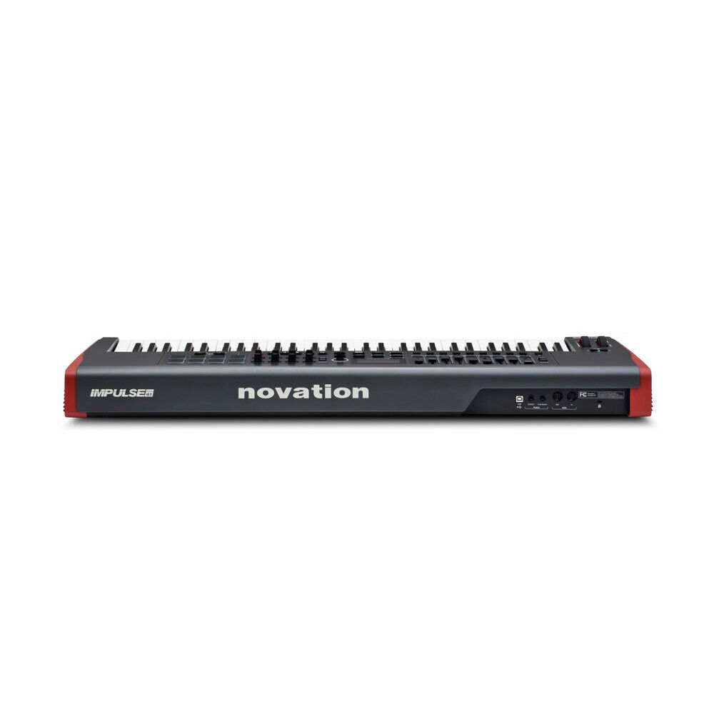 Novation Impulse 61 61-Key USB MIDI Keyboard Controller w/ Semi-Weighted Keys - Fresh Stock Dated February 2026