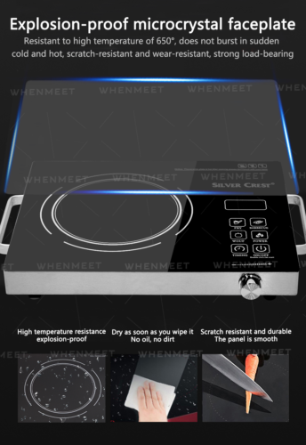 3500W Electric Single Induction Cooker Cooktop Digital Hot Plate With Handle US - Fresh Stock Dated December 2025