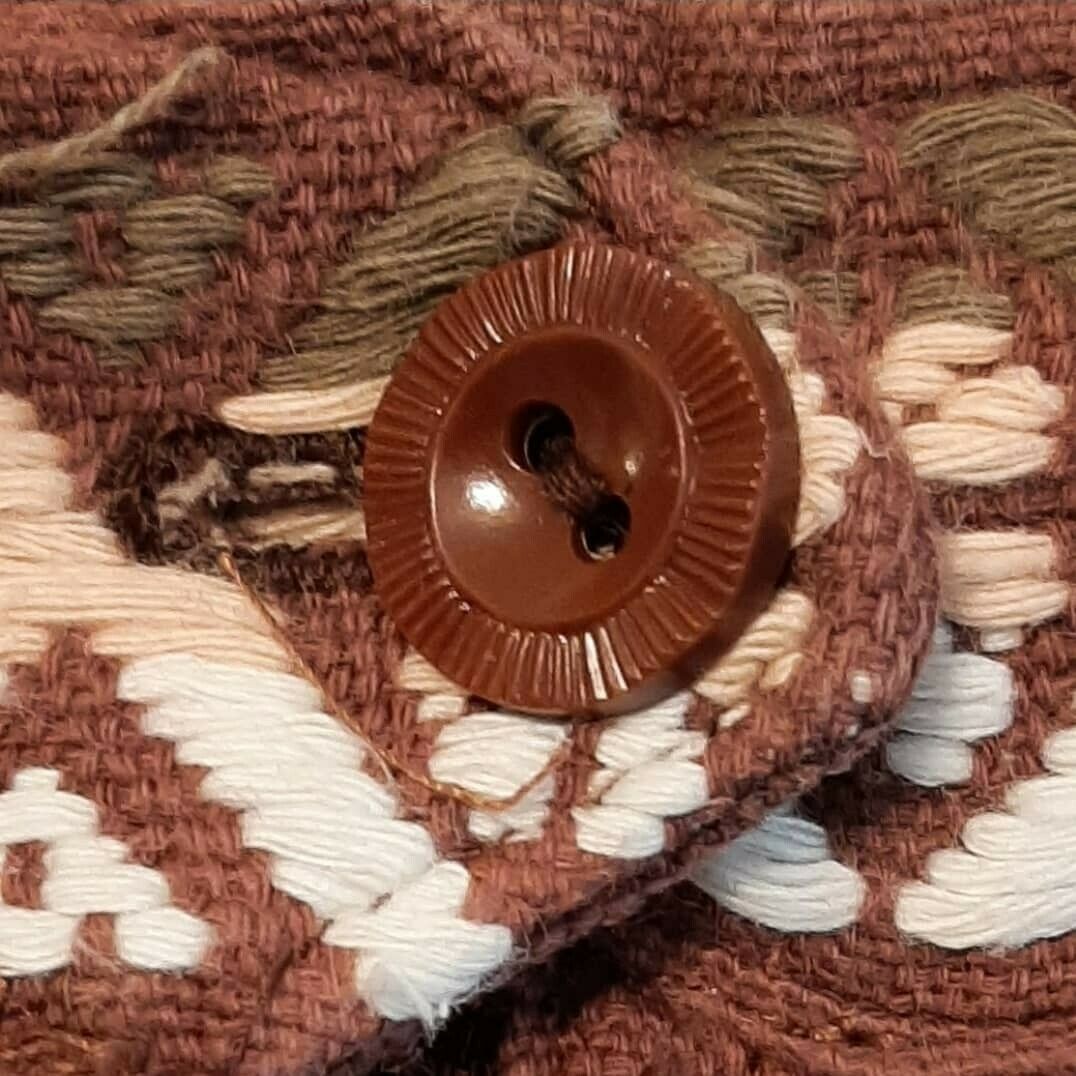 Vintage Woven Embroidered Folk Skirt XS - Fresh Stock Dated March 2026