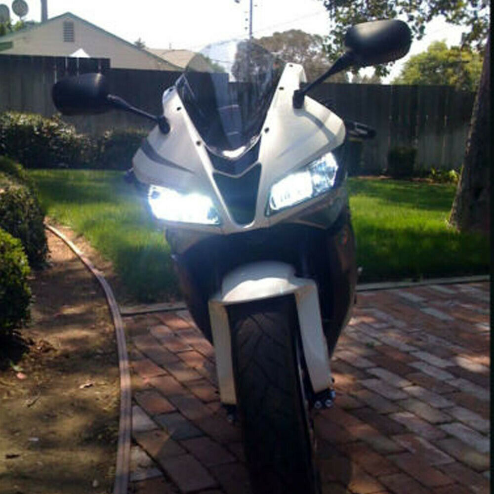 2Pcs H7 LED Headlight Bulbs Kit For Honda CBR1000RR 2004-2016 CBR600RR 2003-2017 - Fresh Stock Dated February 2026