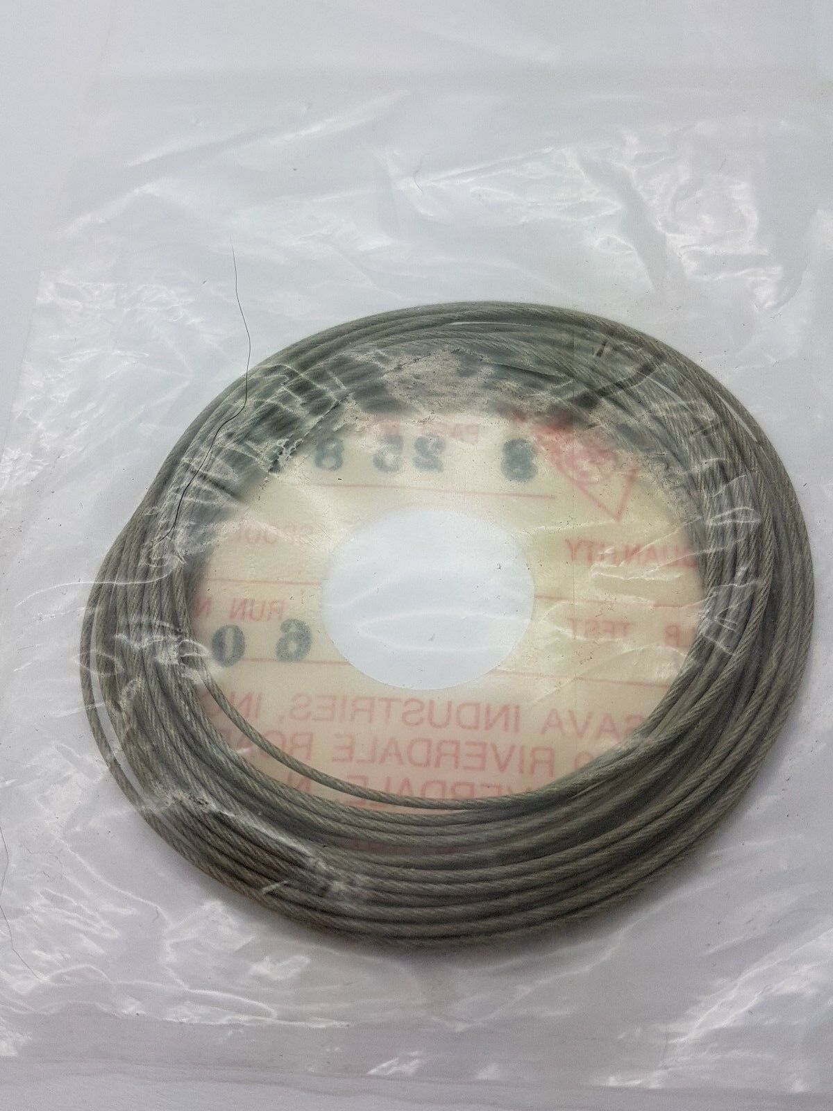 Brand New Steel Cable Packaged Part No. 3 2582 Run No. 609 USA (1 Package) - 1P - Fresh Stock Dated February 2026