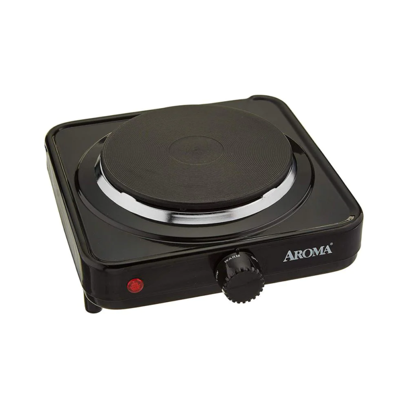 Single Burner Electric Hot Plate Portable Stove Cooker Die-Cast Dorm Hotplate - Fresh Stock Dated February 2026