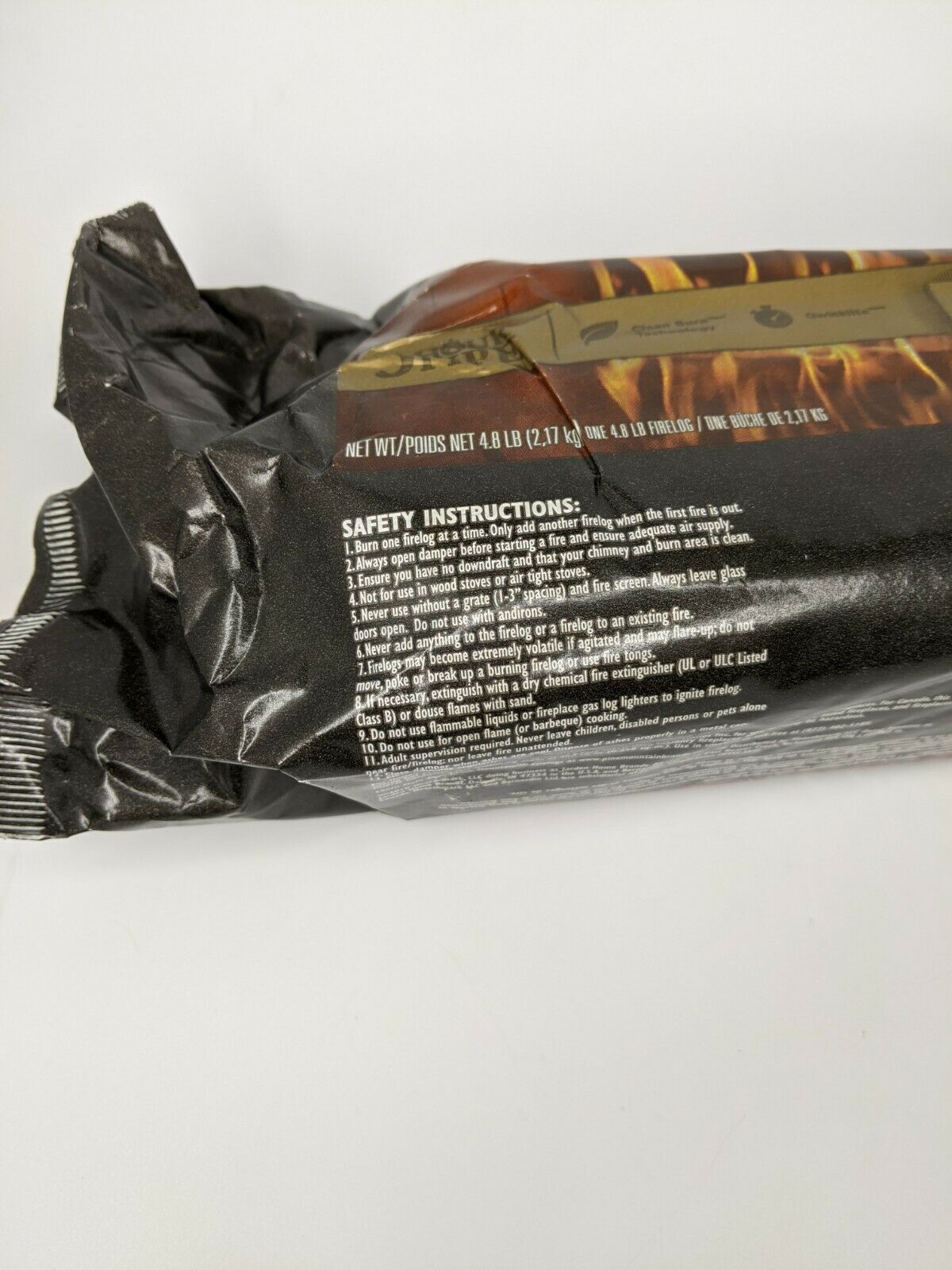 (5) Pine Mountain Ultraflame Fire Logs Clean Burning 3HR Burn - Fresh Stock Dated December 2025