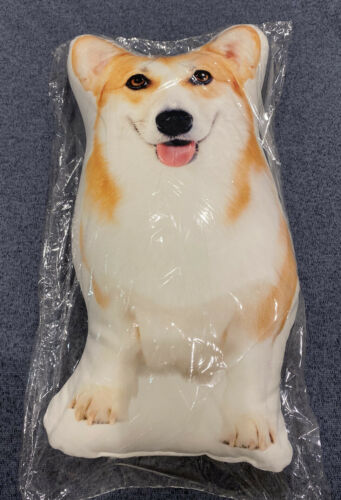 Corgi Shaped Pillow Bedding Dogs Dog Gift Pillows 18” - Fresh Stock Dated December 2025