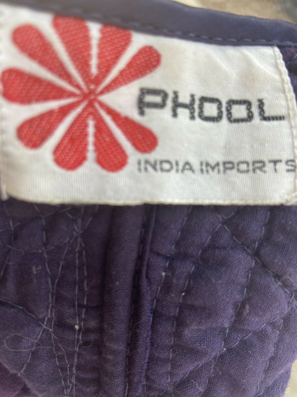 Vintage hippie Phool cotton gauze vest skirt purples XS - Fresh Stock Dated March 2026