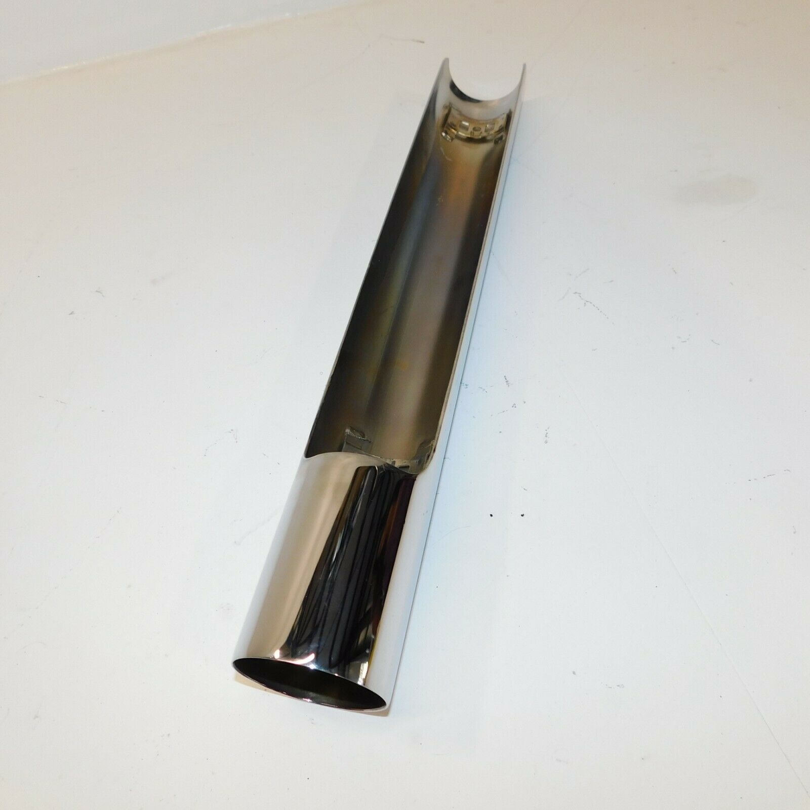 Harley Softail Vance & Hines Straight Shot Slip-On Muffler Heat Shield D708HC-R - Fresh Stock Dated February 2026