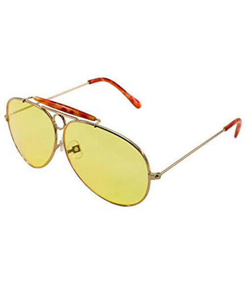 Aviators Yellow Adult Costume Glasses - Fresh Stock Dated December 2025