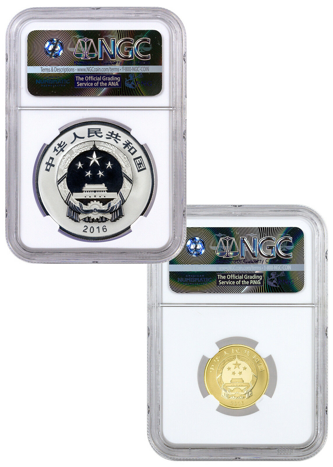 2016 China Proof Gold & Silver Dazu Rock Carvings Set-2 NGC PF70 UC ER - Fresh Stock Dated February 2026