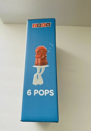 6 Fish Pops Set of Traditional Ice Pop Molds BPA Free New - Fresh Stock Dated February 2026