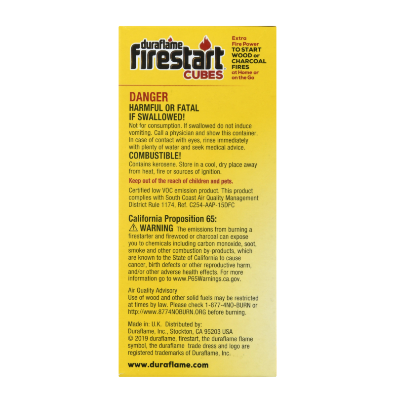 Instant Firestart Cubes 18-Pack, Fire Starters for Wood Portable Compact - Fresh Stock Dated December 2025