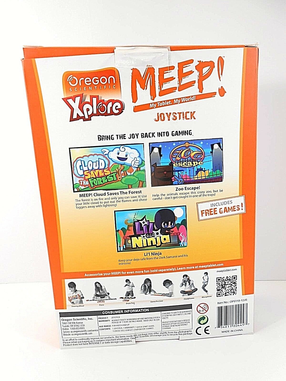 Oregon Scientific Xplore MEEP Joystick Accessory Games For tablet New Real Gamer - Fresh Stock Dated February 2026