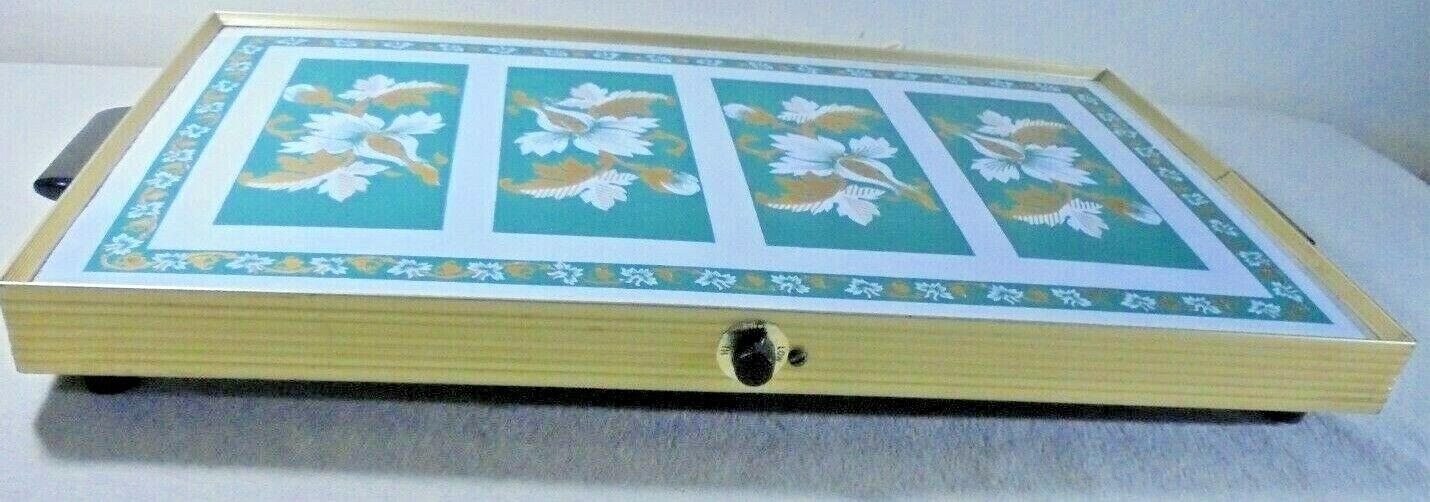 Vintage Hot Food Warmer Electric Hot Tray Buffet Plug In Food Warmer Decorative - Fresh Stock Dated February 2026