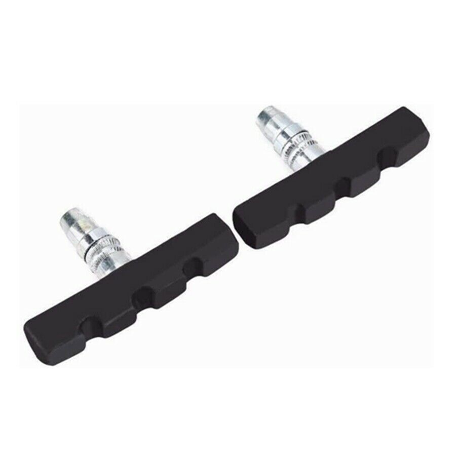 2 Pair Mountain Bike Cycling V Brake Holder Pads Rubber Durable Performance A887 - Fresh Stock Dated February 2026