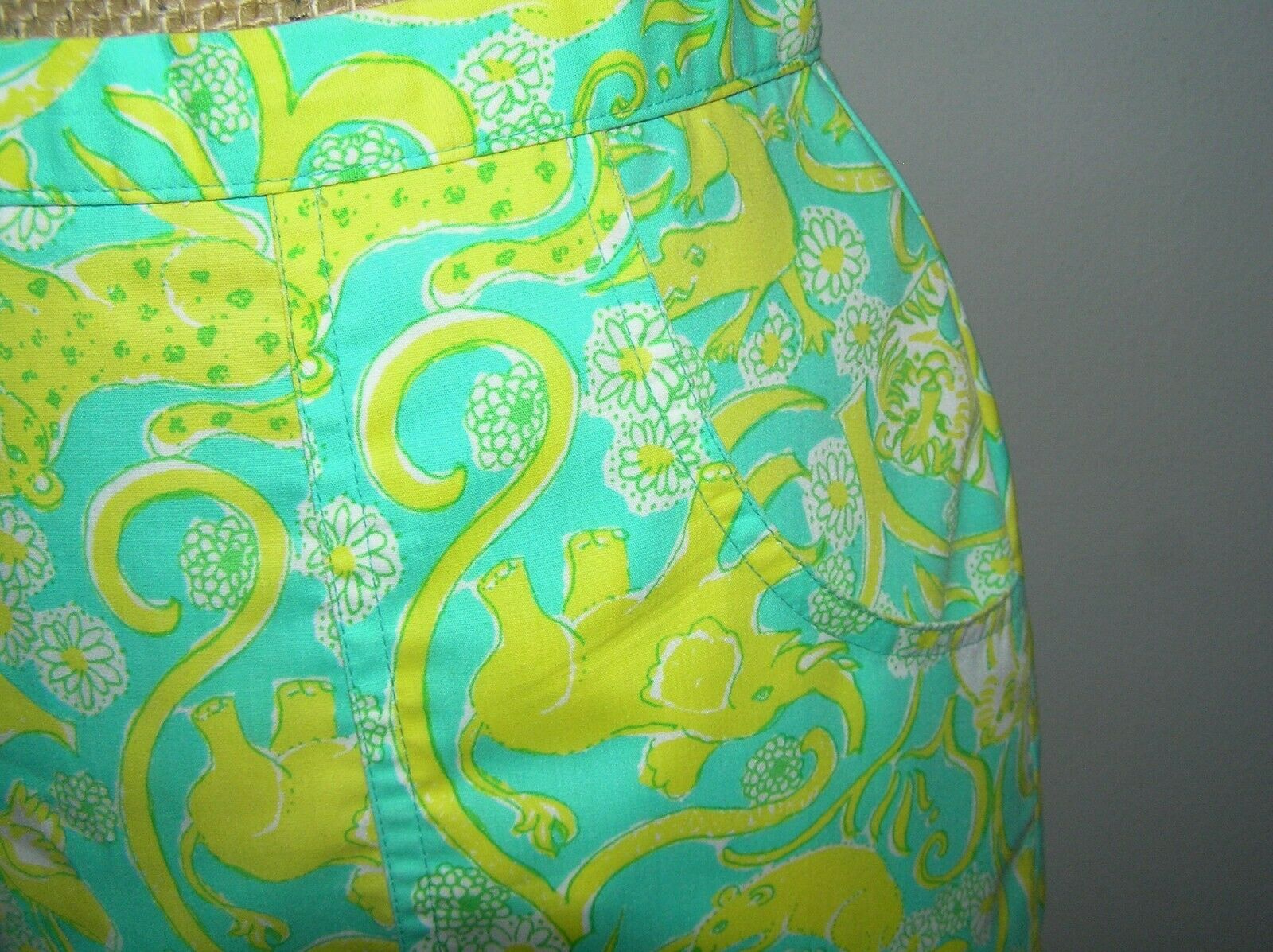 VINTAGE 60-70'S LIZA BY LILLY PULITZER ANIMAL PRINT SKIRT - Fresh Stock Dated February 2026