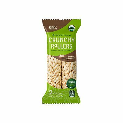 Friendly Grains - Crunchy Rollers - Organic Rice Snacks - Original Brown Rice... - Fresh Stock Dated December 2025