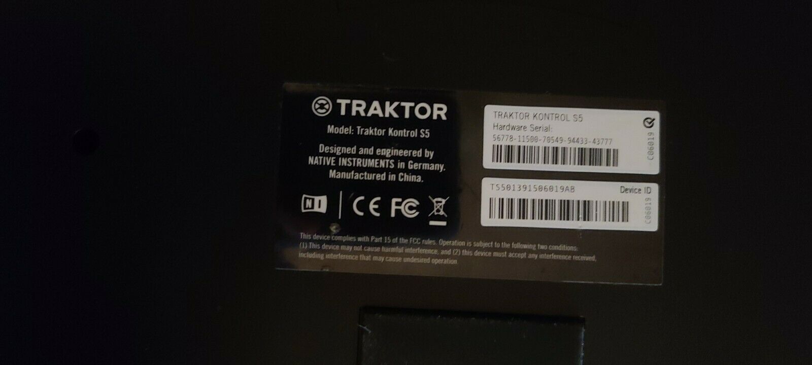 Native Instruments Traktor Kontrol S5 T5501311501346Aa - Fresh Stock Dated February 2026