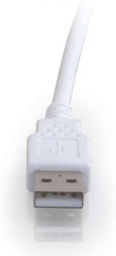 C2G USB Long Extension Cable, A to A 6.6 Feet, White - Fresh Stock Dated February 2026