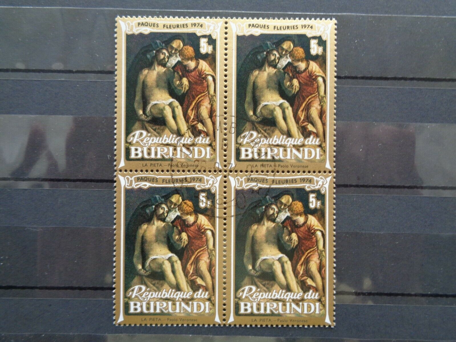 1974 BURUNDI cancelled stamps Christmas SC #444-48 - Fresh Stock Dated December 2025