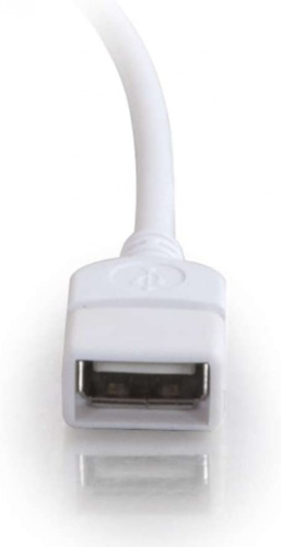 C2G USB Long Extension Cable, A to A 6.6 Feet, White - Fresh Stock Dated February 2026