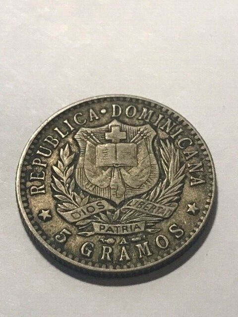 1897-A Dominican Republic 20 Centavos Silver VF #1913 - Fresh Stock Dated December 2025