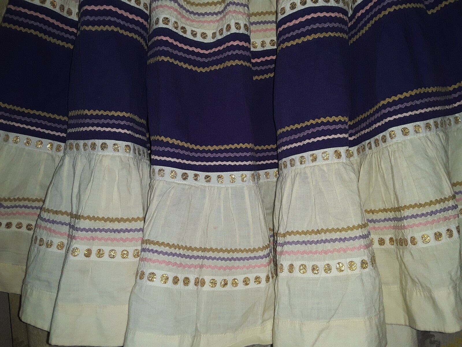 Vintage Squaw Patio Western Full Circle Skirt - Fresh Stock Dated March 2026