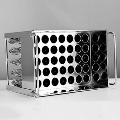 40pcs Stainless Steel Molds for Ice Lolly Popsicle Ice Cream Pops Bars 82ml - Fresh Stock Dated December 2025