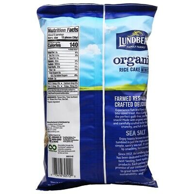 Lundberg - Organic Rice Cake Minis Sea Salt - 5 oz. - Fresh Stock Dated December 2025