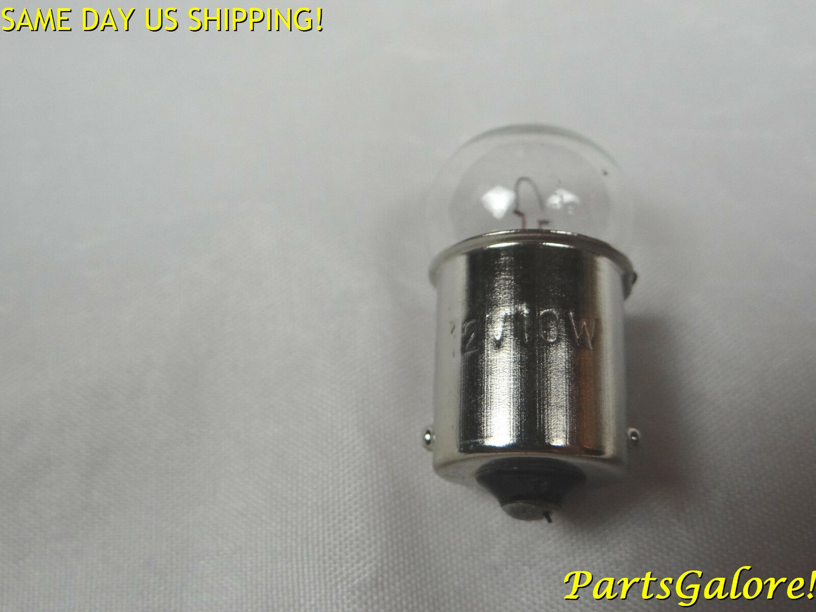 2pc 12v 10w Clear Turn Signal Light Bulb Bulbs, Auto ATV Scooter Motorcycle - Fresh Stock Dated February 2026