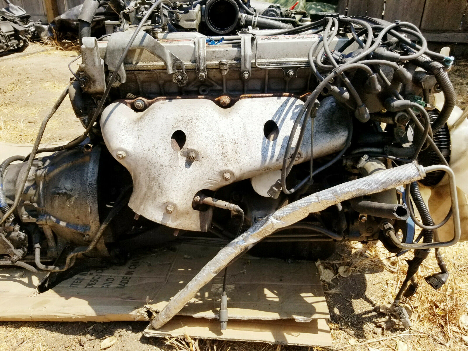 OEM 1990 Toyota Cressida 7M-GE Engine and Auto Transmission (Shipping available) - Fresh Stock Dated December 2025