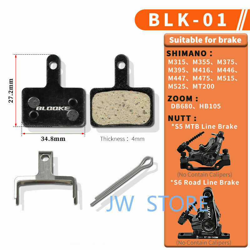 10 Pairs Bicycle Disc Brake Pads for Shimano B01S M355 M375 M395 M415 M416 M445 - Fresh Stock Dated February 2026