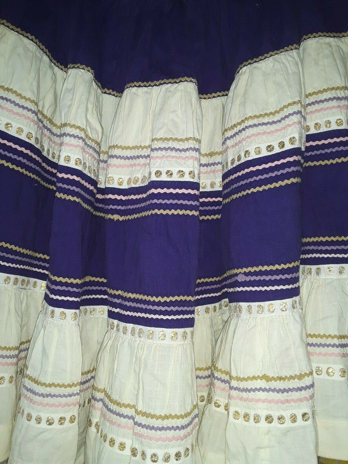 Vintage Squaw Patio Western Full Circle Skirt - Fresh Stock Dated March 2026