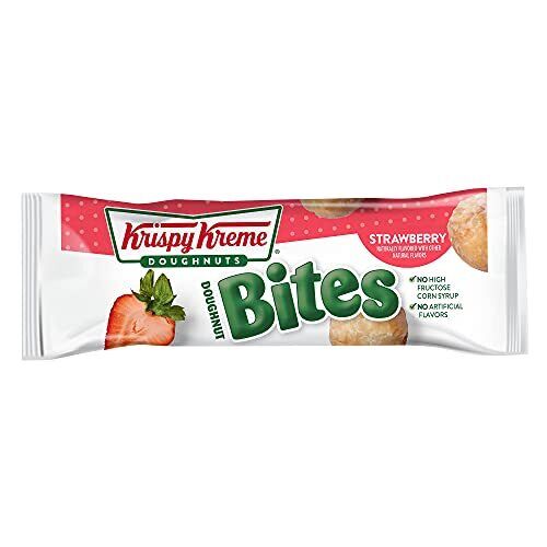 Krispy Kreme Strawberry Glazed Doughnut Bites Donuts | 5 Pack | Box of 8 (40 ... - Fresh Stock Dated February 2026