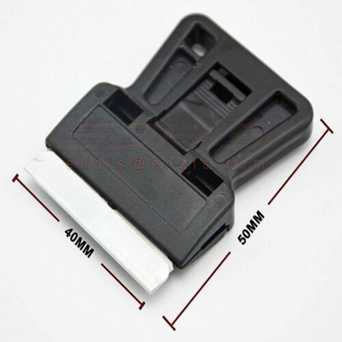EHDIS 3pcs Mini Razor Scraper With Steel Blade  Black Auto Car Film Squeegee Cut - Fresh Stock Dated February 2026