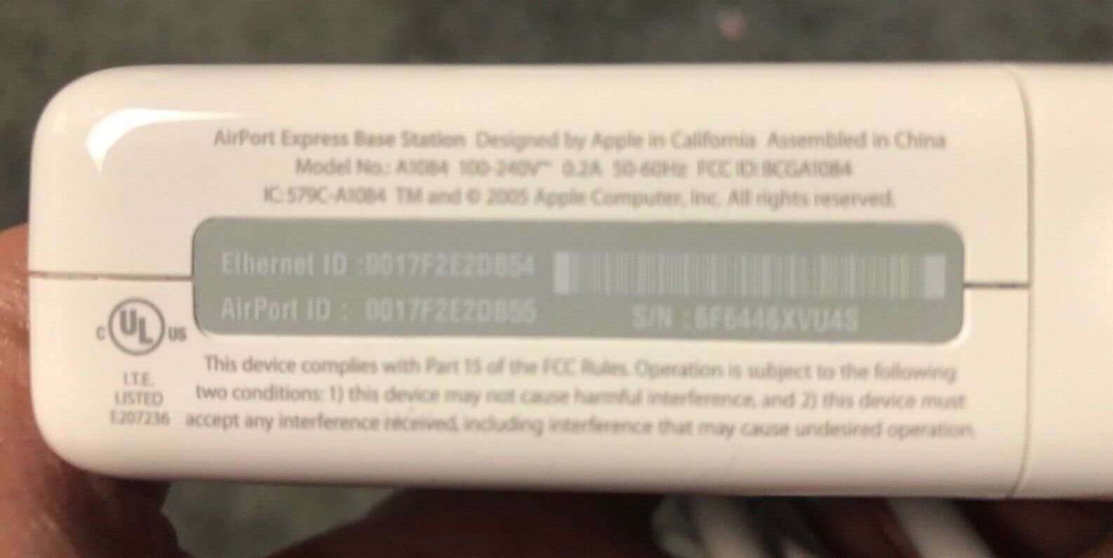 Apple iPad Camera Connection Kit, iPad Dock &power, Airport Express Base Station - Fresh Stock Dated February 2026