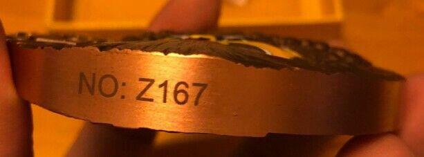 China 80mm Copper Medals - Peking Opera Mask - Yu Wen Cheng Du - Fresh Stock Dated February 2026