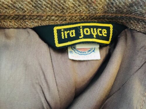 Vintage Ira Joyce Herringbone Pencil Skirt 1970s - Fresh Stock Dated February 2026