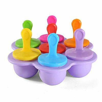 Silicone Popsicle Mold, Ice Pop Molds Maker, Storage Container for 1 Purple - Fresh Stock Dated February 2026