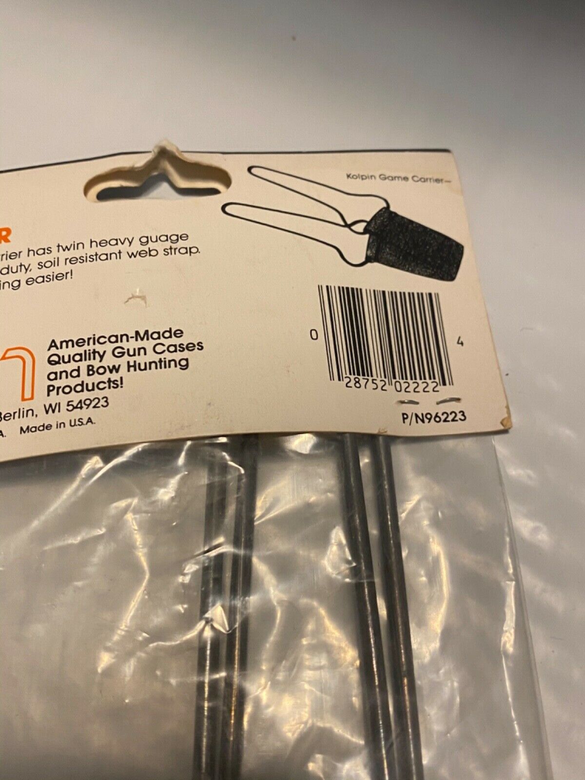 Kolpin Game Carrier Hunting Packing Strap Heavy Duty 1984 Made in USA NEW!!! - Fresh Stock Dated December 2025