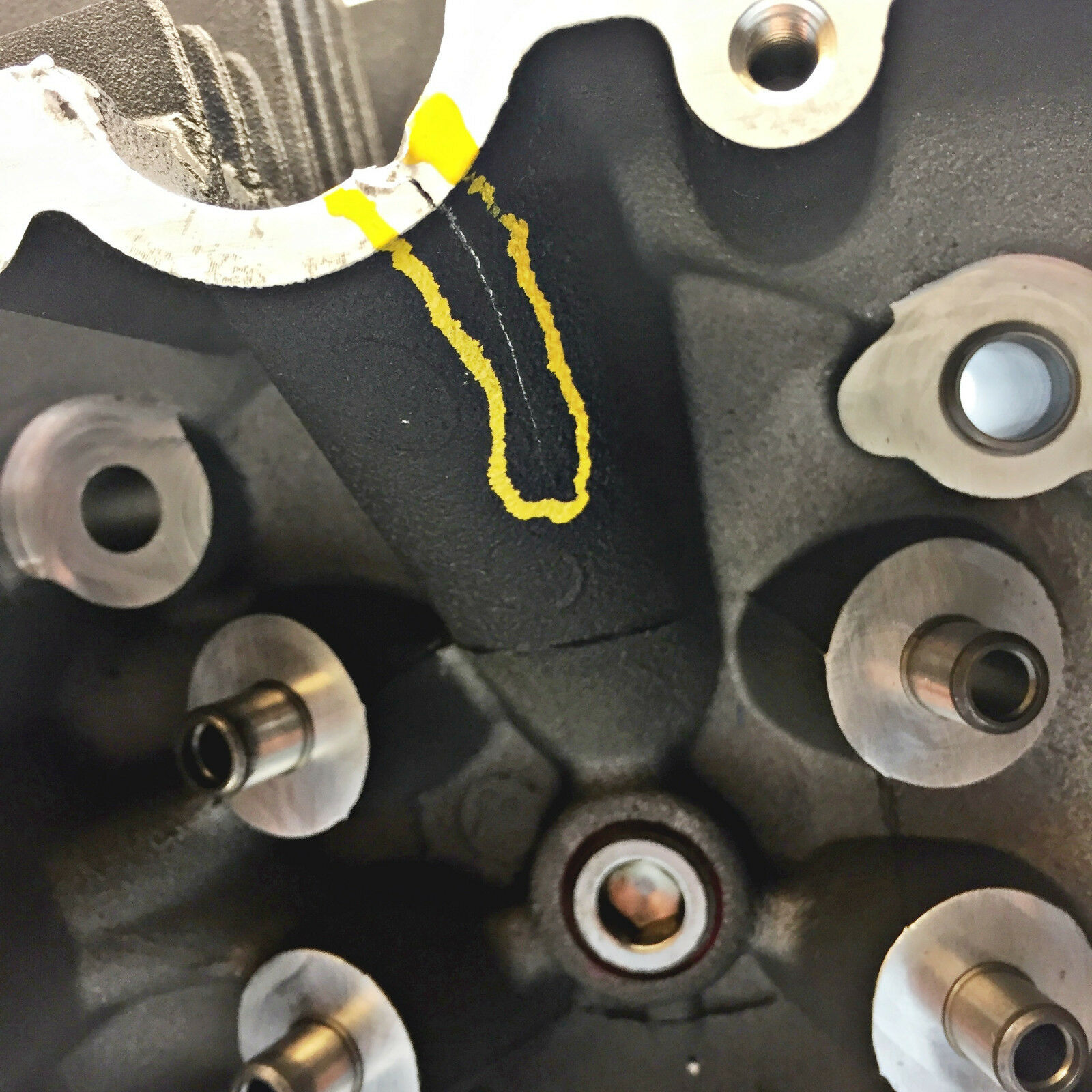 New Polaris OEM Cylinder Head Damaged 2002-2006 Vegas Victory Cruiser 3021128 3 - Fresh Stock Dated February 2026