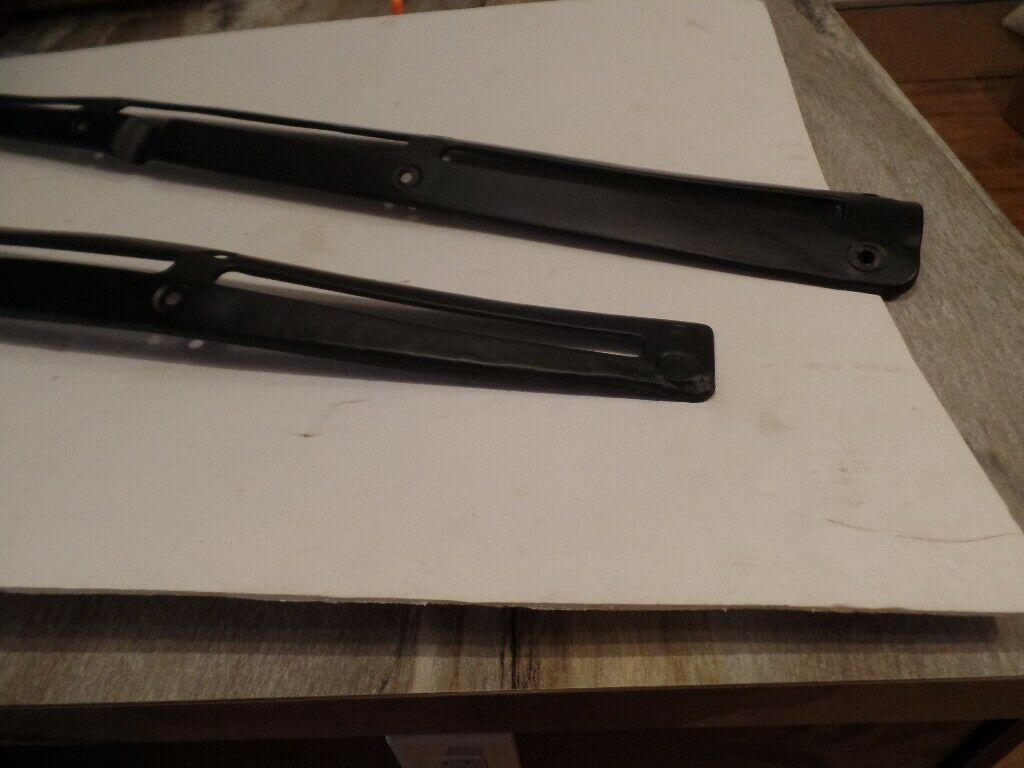 Suzuki RE5 exhaust pipe heat shields, sandblasted and powdercoated - Fresh Stock Dated February 2026