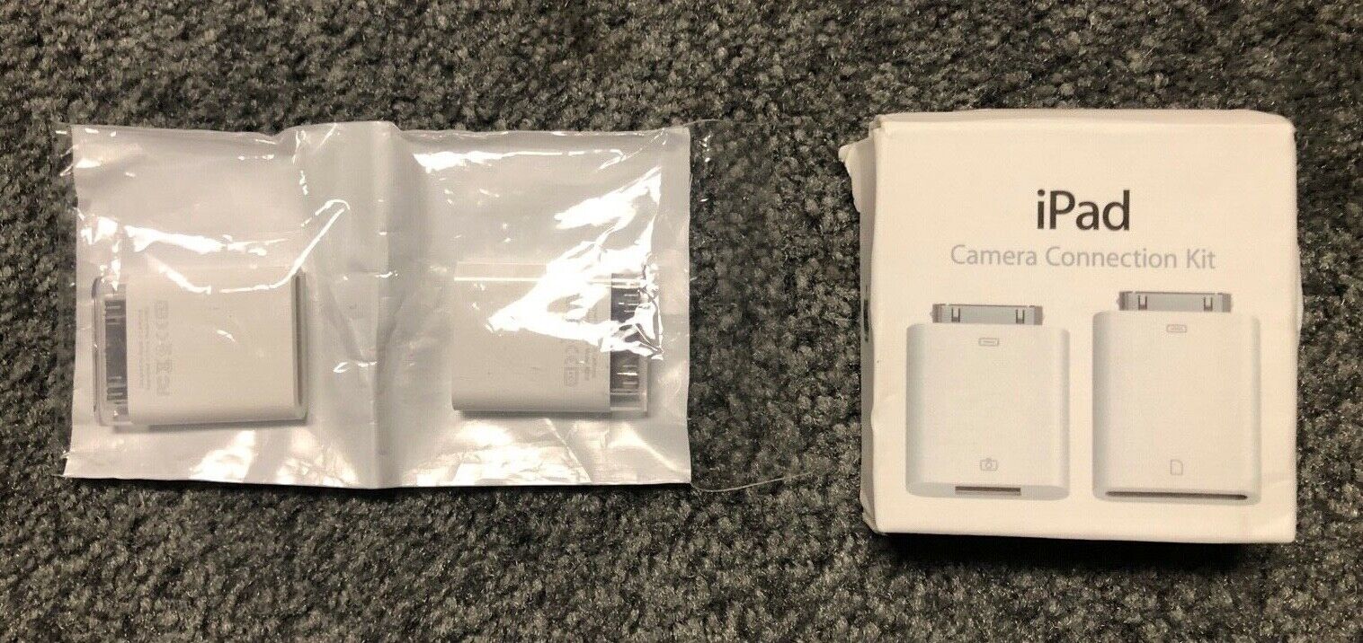 Apple iPad Camera Connection Kit, iPad Dock &power, Airport Express Base Station - Fresh Stock Dated February 2026