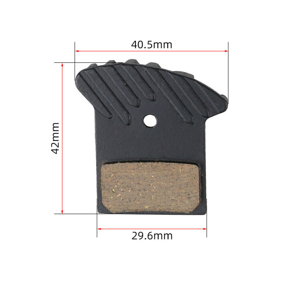 NUTT Disc Brake Pad MTB Bike Hydraulic Caliper Heat Dissipation Semi Metal Resin - Fresh Stock Dated December 2025