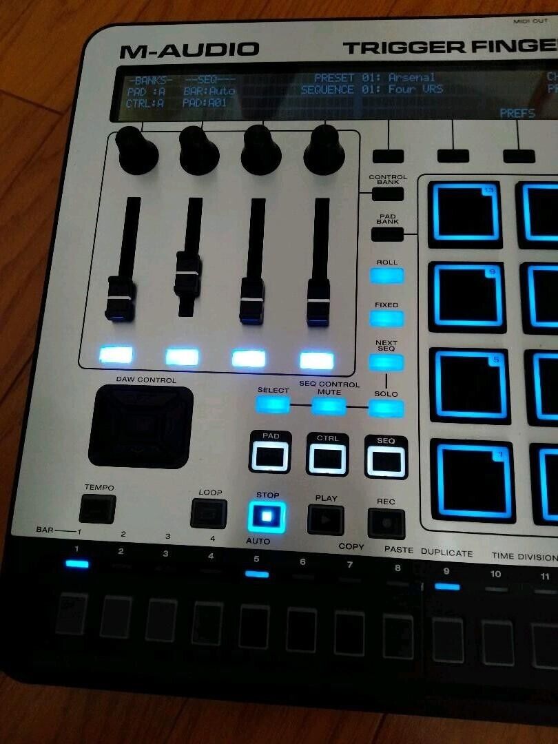 M-Audio Trigger Finger Pro Step Sequencer Music production performance remixing - Fresh Stock Dated February 2026