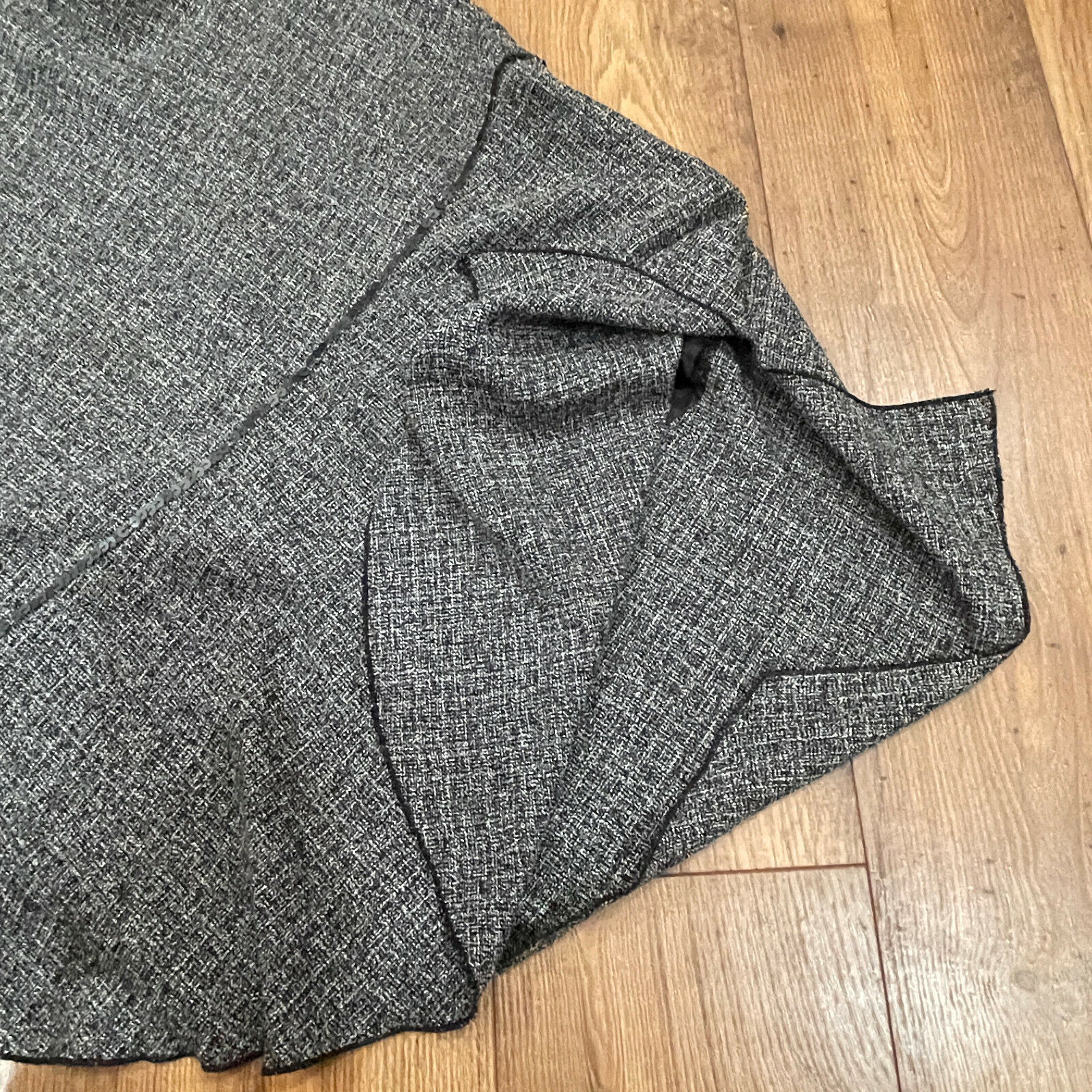 Vtg Central Falls Women's Skirt Sz 4 black White Asymmetrical - Fresh Stock Dated March 2026