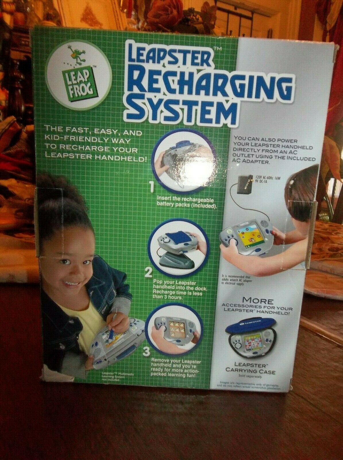 Leap Frog Leapster Recharging System NIB w/o the rechargeable battery - Fresh Stock Dated February 2026